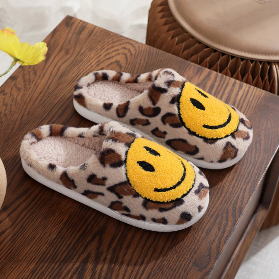 Wholesale Winter Moon Clock Cotton Slippers